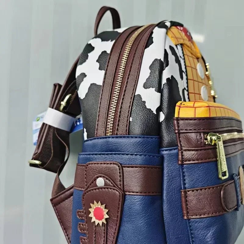 Toy Story Womens Double Strap Shoulder Bag Purse PU Backpack High Quality Cartoon Leisure Children's School Bag Gift - Firu Total Sales