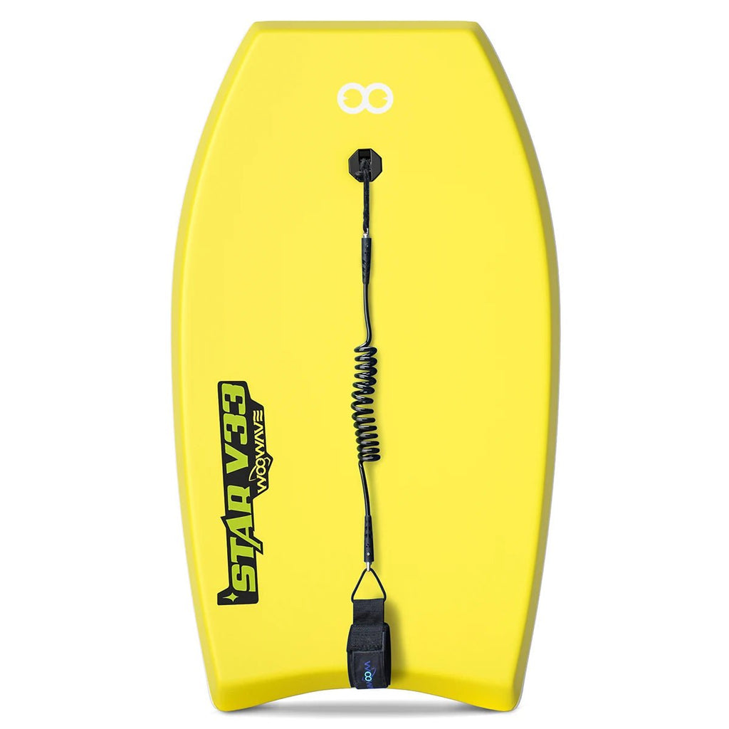 Woowave 33" High Quality IXPE Soft Surfboard Bodyboard with Surf Leash Customize Surfing Board for Kids - Firu Total Sales